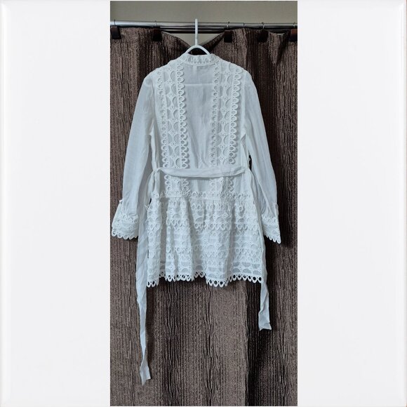 New Collection Lace Frill Mini Dress - Picture 2 of 9